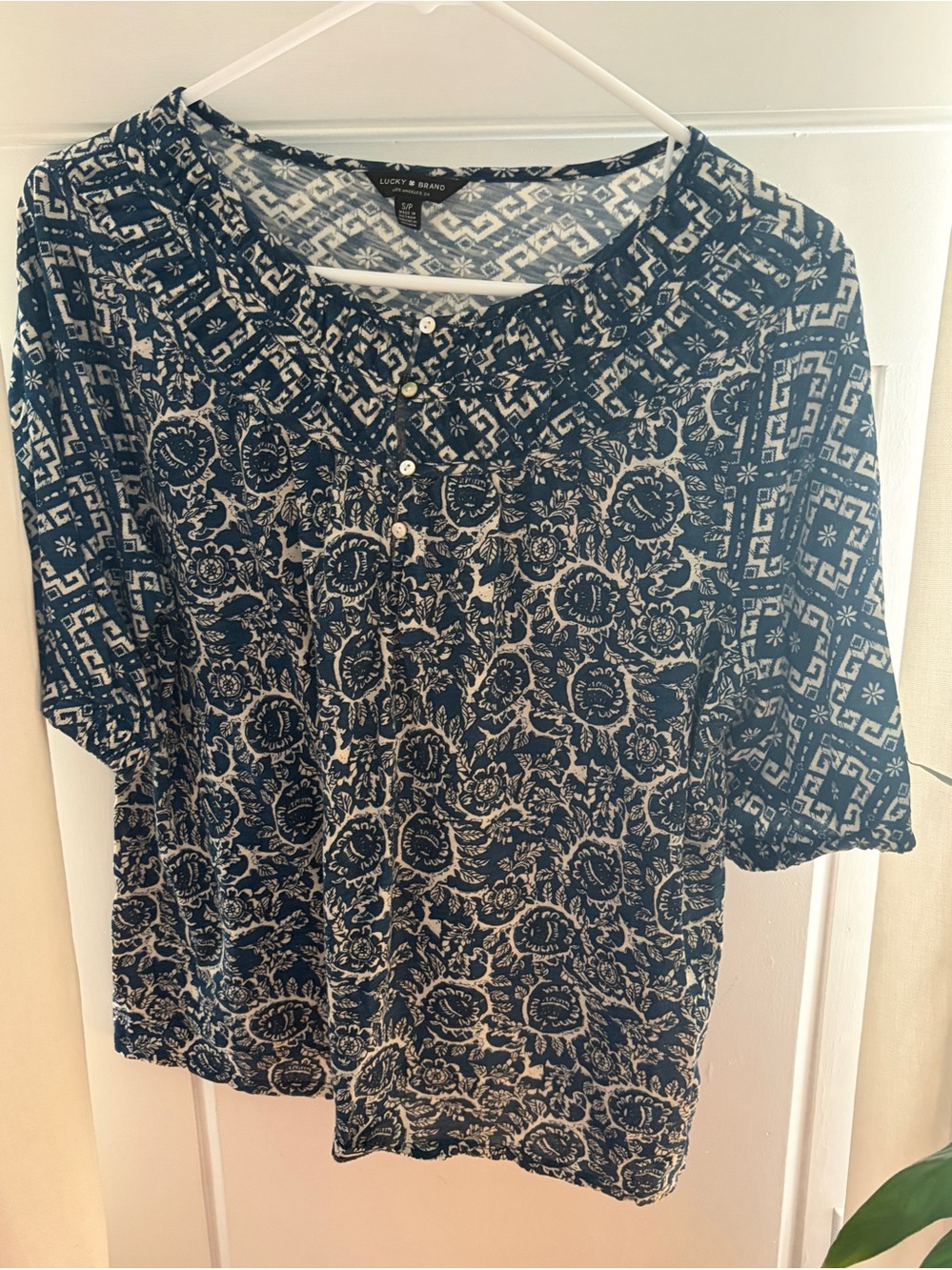 Lucky Brand Blue Shirt Size S
